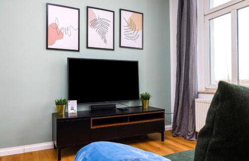 Eutritzsch Appartement | Kernsaniert-Küche-WIFI-Designerbad-Netflix