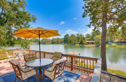 Kilgore Maison | Kilgore Lakefront Home with Private Dock and Pier!