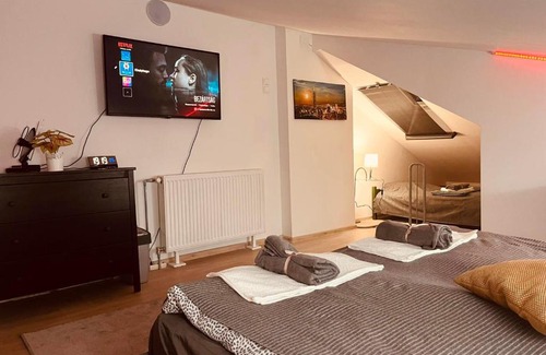 Pacsirtatelep Appartement | King House & Garden with AC and FREE PARKING POSSIBILITY