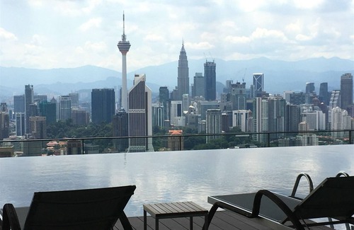 Kuala Lumpur Appartement | Piscine à débordement sur le toit KL Sentral (B)
