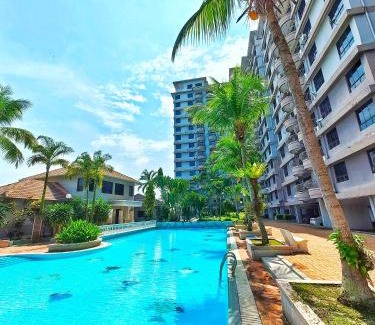 Klebang Kechil Appartement | Klebang GX Homestay City & Partial Seaview P0805 with Youtube, TV Games & Toys