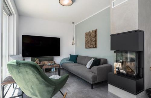 Am Salzhaff Maison | Kleine Binsenjungfer - Ferienhaus mit Sauna und Kamin für 6 Personen