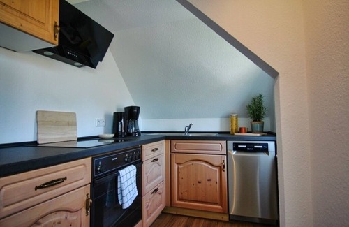 Stahlbrode Appartement | Kleine Giebelwohnung im Ferienhaus Makrele von 1877