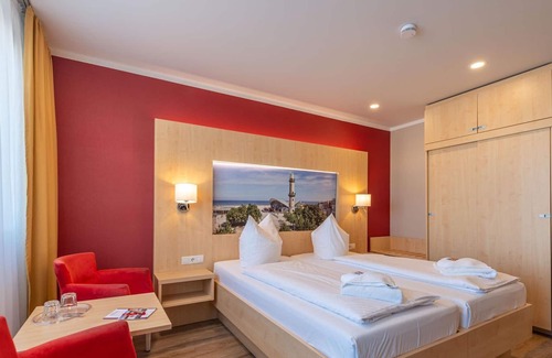 Sudstadt Maison | Kleines Doppelzimmer - Das Hotel an der Stadthalle Rostock