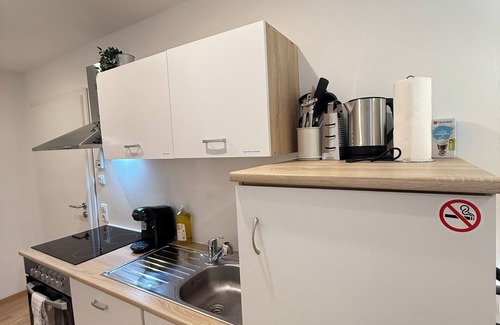 Neureut Sudlicher Teil Appartement | Kleines Glück Karlsruhe - washing machine, underfloor heating