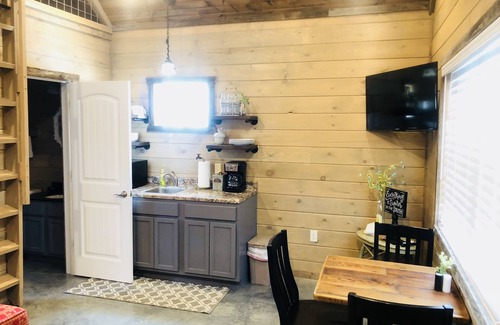 Mountain View Cabine | NOUVEAU The Knotty Squirrel Unit # 2 - 1BR Cabine W / Loft au Square Mtn. Voir, AR