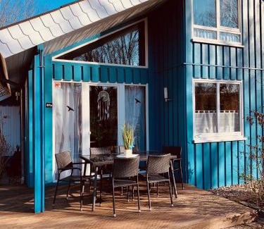 Bremke Maison | Komfort-Ferienhaus - Extertal-Ferienpark für 1-5 Personen Sauna Natur