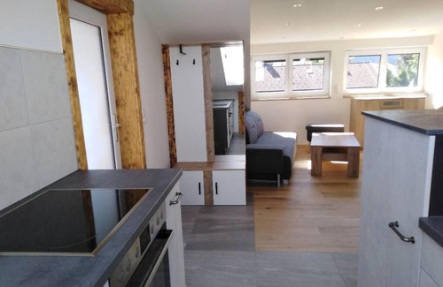 Sonthofen Appartement | Komplette Dachwohnung mit Balkon und Bergblick