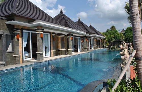 Gianyar Villa | Kori Maharani Villas - Accès Piscine Lagon 6
