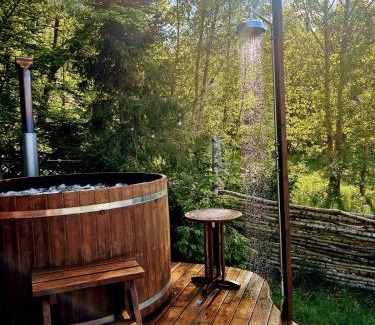 Pomlewo Cabine | Koziula - Domki i Leśne SPA na Kaszubach