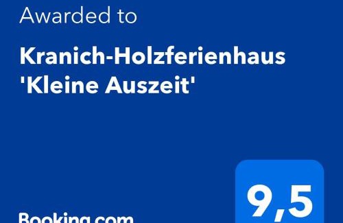 Rehden Maison | Kranich-Holzferienhaus 'Kleine Auszeit'