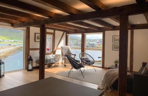 Sorvagur Appartement | Løðupakkhúsið - Historical Warehouse - Mid Floor