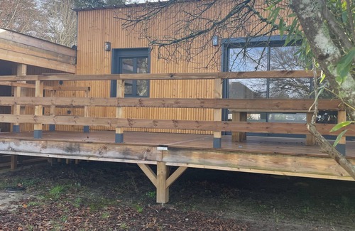 Lamotte-Beuvron Chalet De Ski | L'échappée Boréale, agréable chalet et son spa nordique