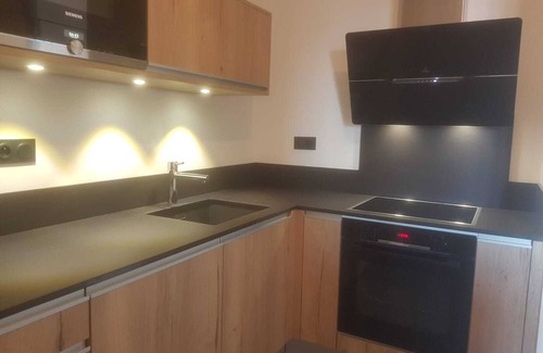 Arc-1800 Appartement | L'écrin-Arcs1800. High standing apartment Sauna hammam fitness