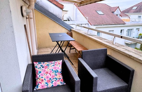 Collegien Appartement | L'évasion appart, proche Disney, balcon, 8 pers.