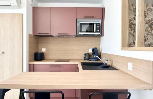 Mont-de-Marsan Appartement | L'Île Mystique - Central - Parking Privé - Neuf - Clim