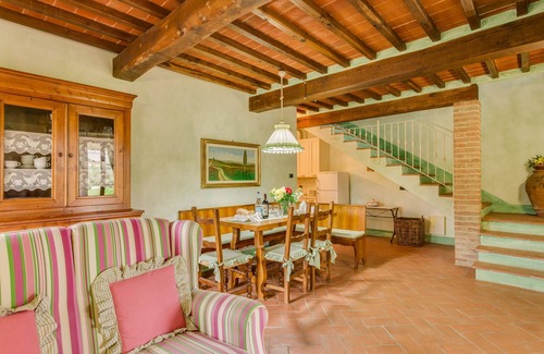 San Pietro in Bossolo Appartement | La Haye, appartement de deux chambres dans le Chianti avec climatisation et piscine
