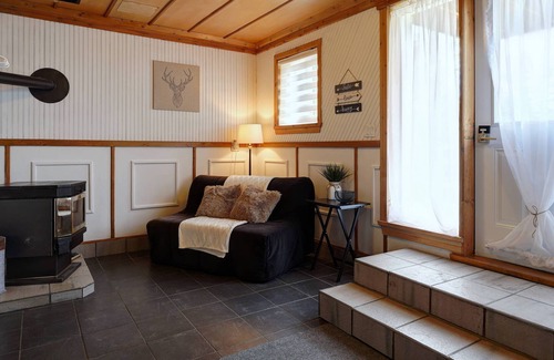 Sainte-Cecile-de-Whitton Chalet De Ski | L'Amphora ♥ Lac + SPA ✸ Kayak & Sups ✦ Feux
