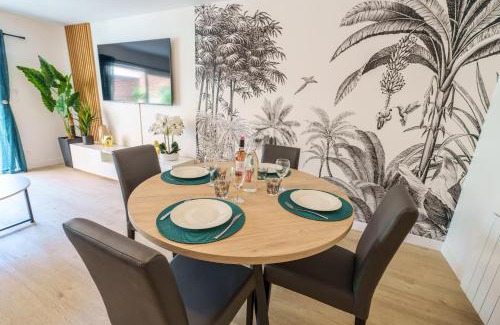 Saint-Quentin Appartement | L'Escale Tropicale, appartement indépendant avec terrasse privative