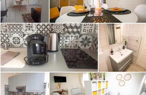 Les Mureaux Appartement | L'Evasion - coeur de ville - WIFI - Gare