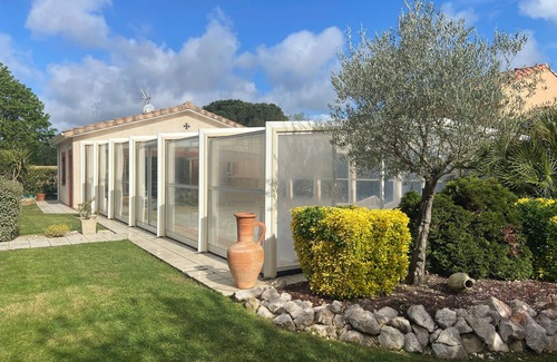 Muret Maison | L'Olivier Tropical piscine, couverte, spa, sauna