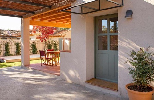 Tenzuela Maison | La Alberca Casa con jardín y piscina