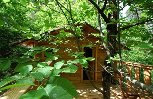 Peyrolles Cabine | La Cabane de Peyrolles, perchée dans les arbres
