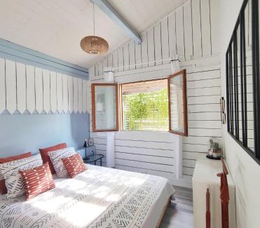 Tarbes Chalet De Ski | La Caravelle - Chalet en bois climatisé avec terrasse