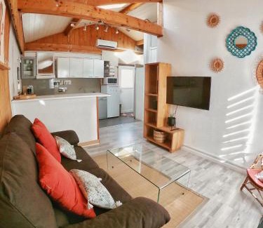 Tarbes Chalet De Ski | La Caravelle - Chalet en bois climatisé avec terrasse