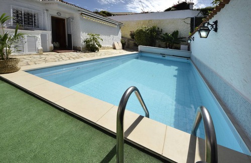 Los Realejos Maison | Bungalow dans un endroit très calme avec vue imprenable sur la mer et piscine chauffée