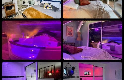 Jouarre Appartement | La Clé des Champs - Studio PiscineSPA-Sauna au jardin tropical idyllique et bucolique