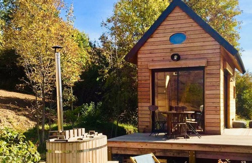 La Roche-des-Arnauds Cabine | La Dormance Cabane bois pleine nature tout confort
