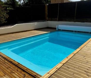 Criquetot-lʼEsneval Maison | La ferme d'Hareauville - Heated swimming pool