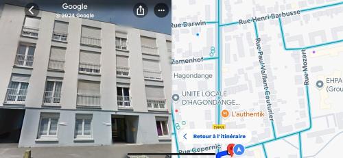 Hagondange Appartement | La Fontaine Wifi Parking Un Séjour à Part