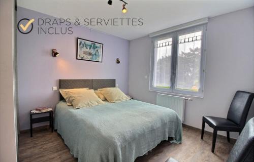 Locmaria-Plouzane Appartement | La Maison Bleue en Iroise - Randonnées GR34 - Plage 10 min à pieds - wifi, vélos VAE gratuits, jardin - Exposition plein Sud