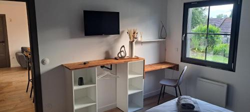 Cuise-la-Motte Lit Et Petit-Déjeuner | la Maison d'à côté Chambre 3