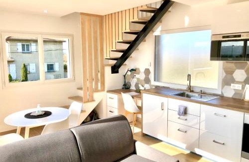 Ternay Appartement | La Parenthèse Balnéo T2 Cosy de 40m² avec terrasse