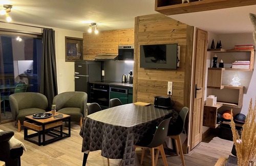 Montalbert Appartement | 🎄New! Appt 2 chambres de 51m² dans chalet pour 6 pers à La Plagne Montalbert🎄