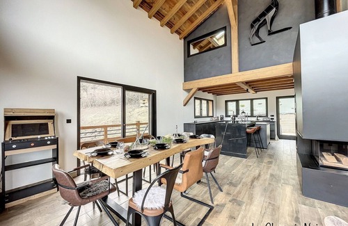 Longefoy Maison | La Plagne Montalbert - Chalet de standing - Le Chamois Noir