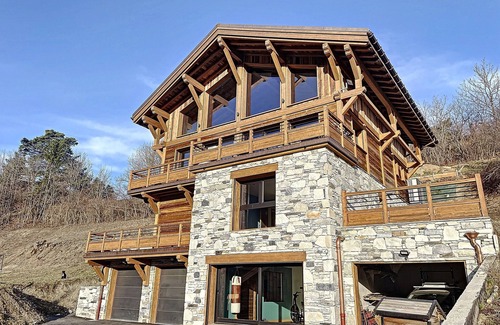 Longefoy Maison | La Plagne Montalbert - Chalet de standing - Le Chamois Noir