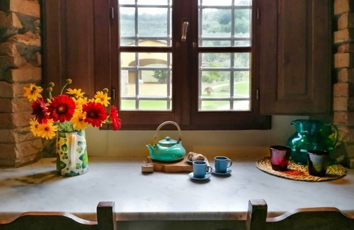 San Pietro in Bossolo Cottage | La Quercia, apartment with garden for 6/8 people in the heart of Chianti