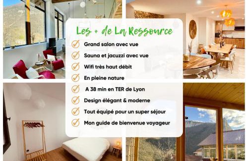 Tenay Maison | La Ressource Malix, spa, panoramic view, spacious