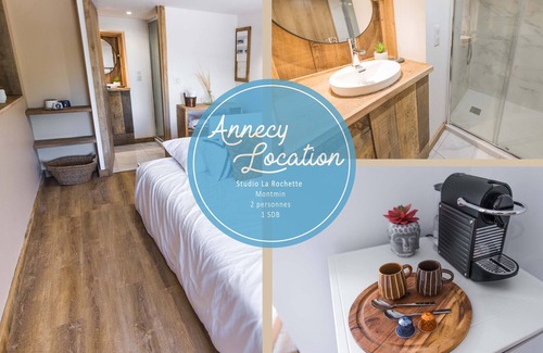 Alex Appartement | La Rochette - Cozy studio with sauna.