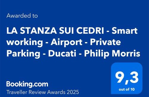 Borgo Panigale Appartement | LA STANZA SUI CEDRI - Smart working - Airport - Private Parking - Ducati - Philip Morris