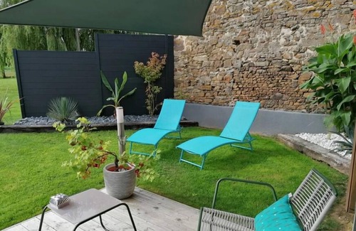 Argentre-du-Plessis Appartement | Love room avec spa et sauna privatif