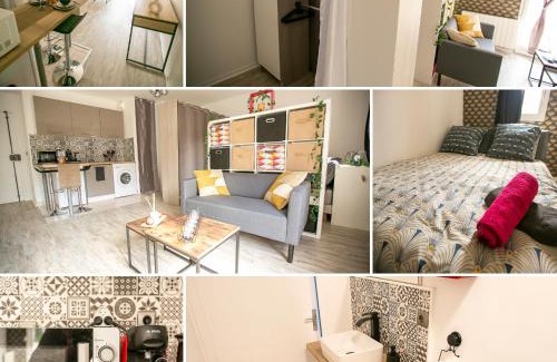 Les Mureaux Appartement | La Téranga - WIFI - Coeur de ville - Gare