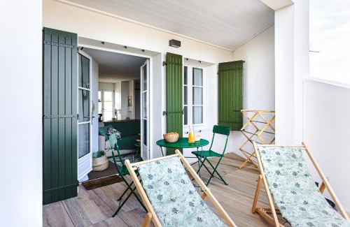 Rivedoux-Plage Appartement | La Terrasse, studio vue mer