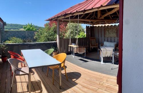 Lahontan Maison | La villa Jeanne- Charmante maison avec très belle terrasse couverte à 10 min du centre de Salies de Bearn