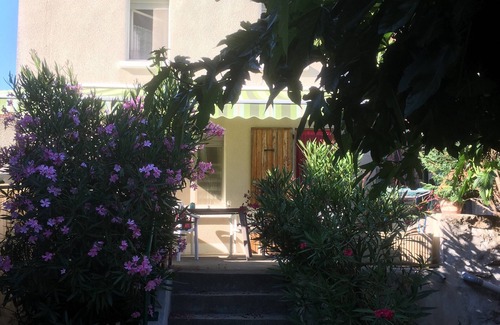 Meyras Maison | LA VILLA ZEN. an island of greenery in the center of a medieval village of character