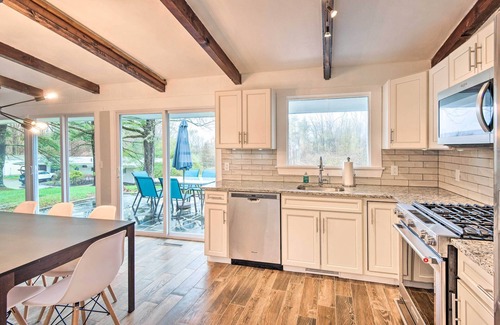 Weirs Beach Maison | Laconia Hideaway < 2 Miles to Lake Winnipesaukee!